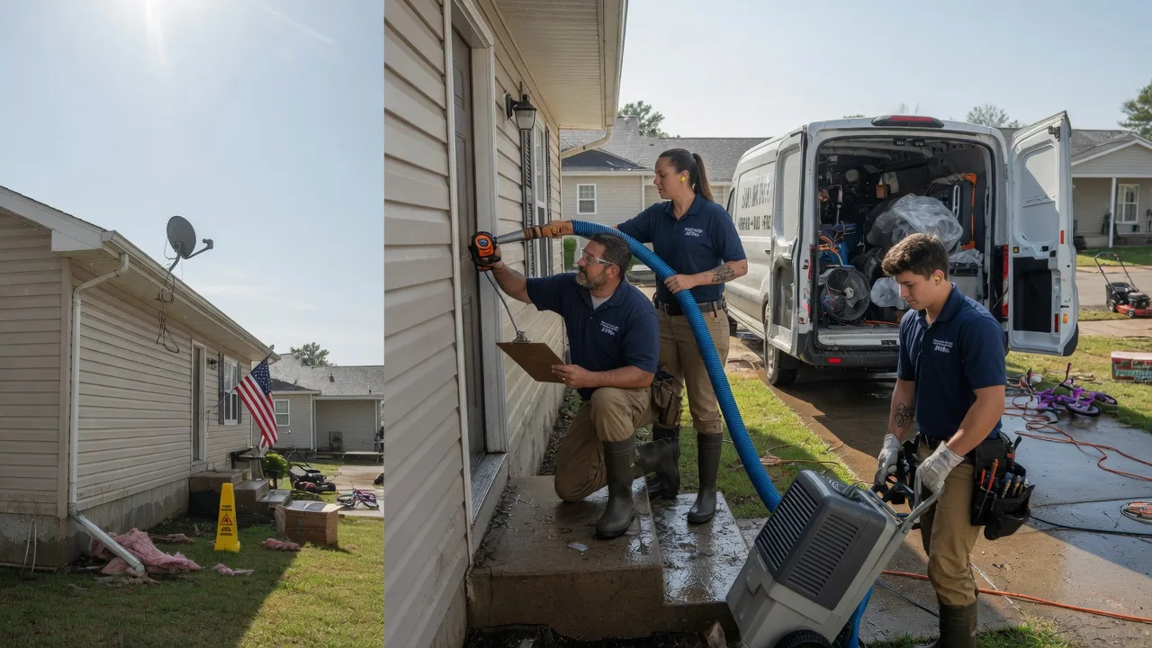 Ceiling Water Damage Restoration in Dayton, OH near me